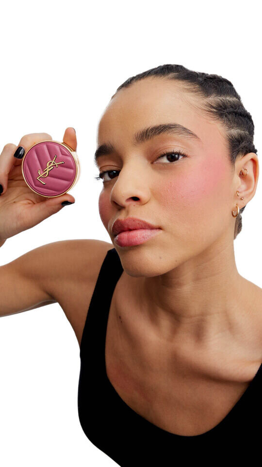 Waterproof blush for cheekbones