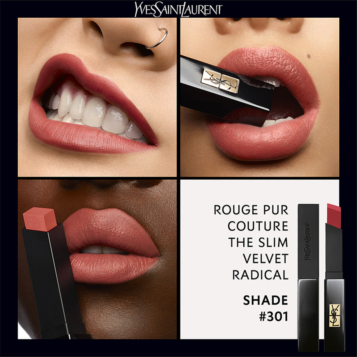 Ysl Rouges Pu Contour N7 Rouge Pur Couture Slim Velvet Radical Lipstick | YSL Beauty Australia