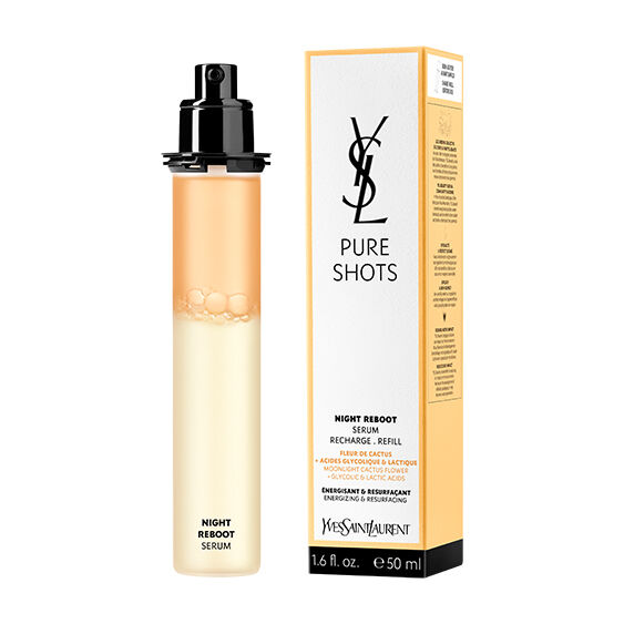 美容液 YSL PURE SHOTS NIGHT REBOOT SERUM 30ml Night Reboot Serum, the best Pure Shots skincare by YSL Beauty