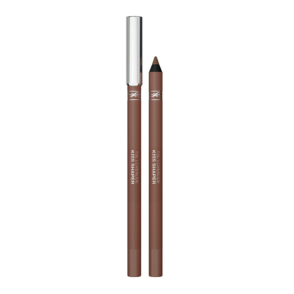 YSL LOVENUDE Kiss Shaper, shade 109 Sienna Rebel. Packshot of product, opened and closed.